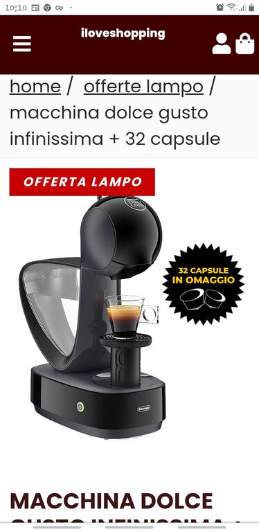 4446085 Macchina caff De Longhi dolce